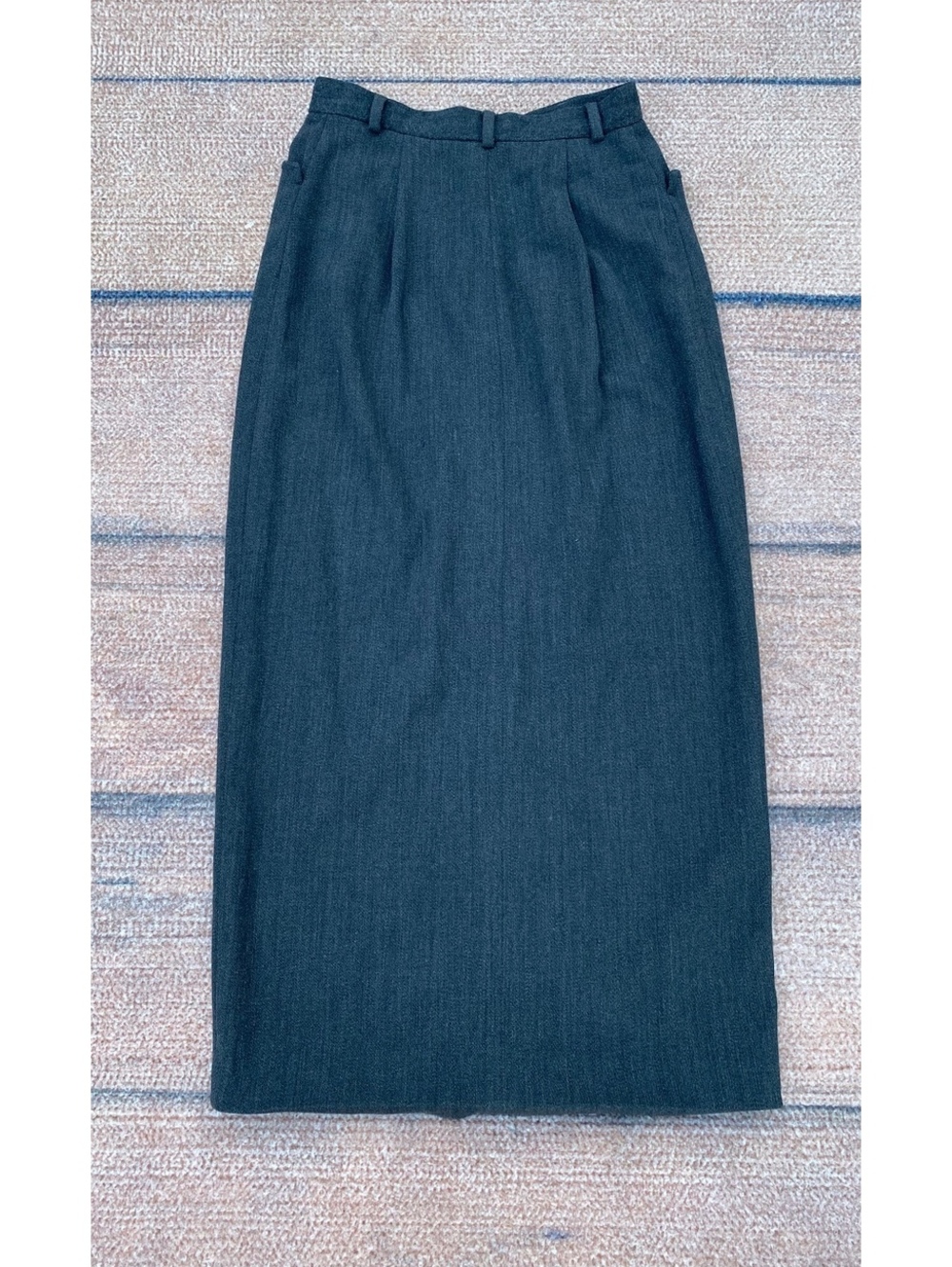 Ralph Lauren collection purple label vintage Americana wool blend button maxi 4 - Picture 7 of 7